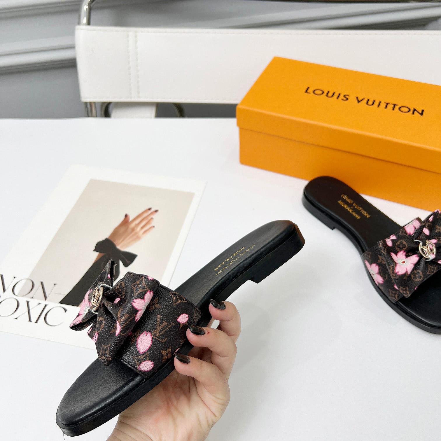 Louis Vuitton LV x TM Lily Flat Mule   1AGVYB - DesignerGu