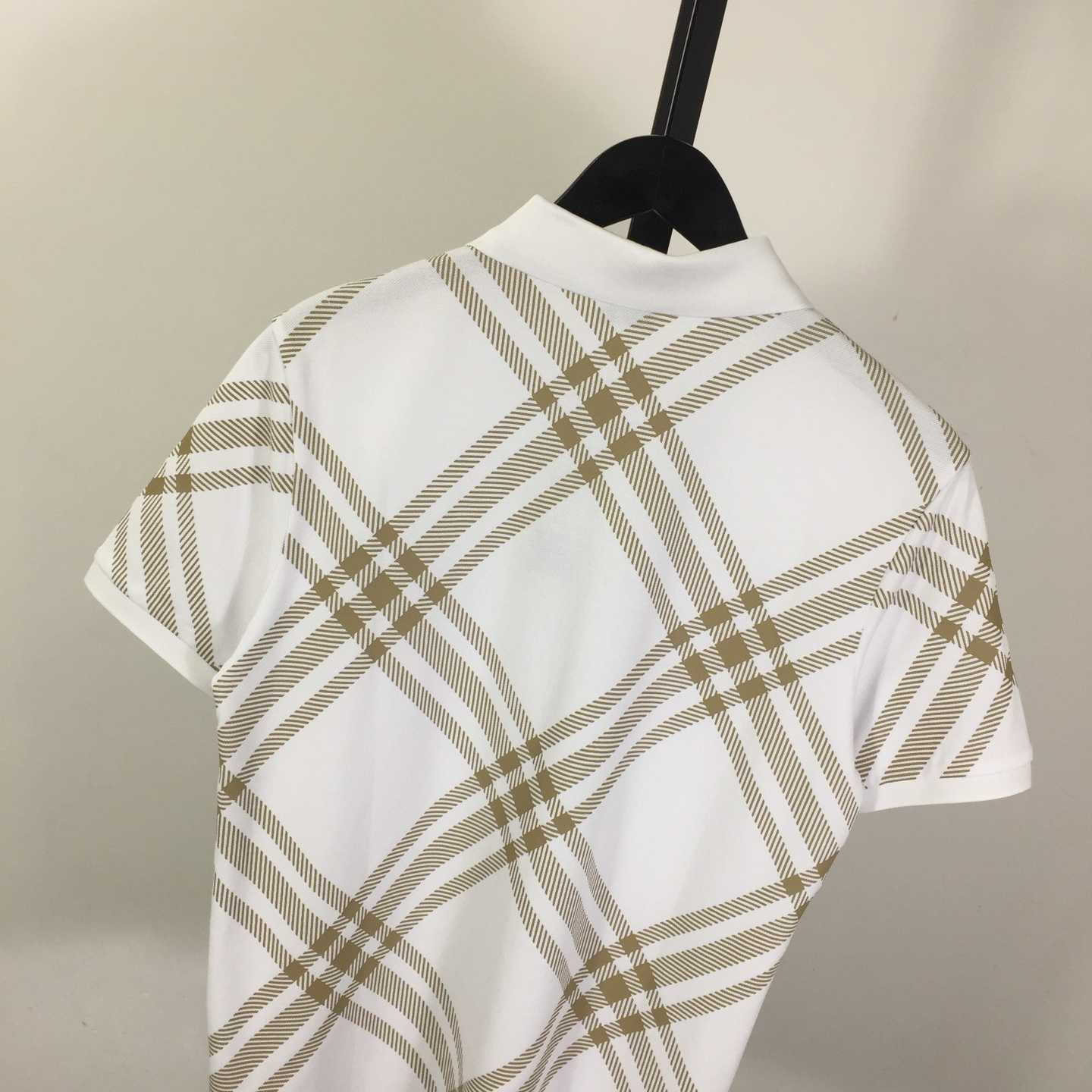 Cotton Check Polo Shirt - DesignerGu
