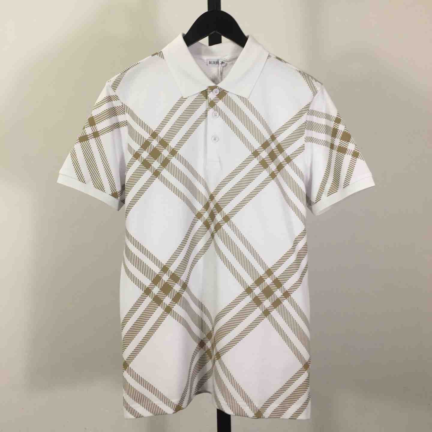 Cotton Check Polo Shirt - DesignerGu