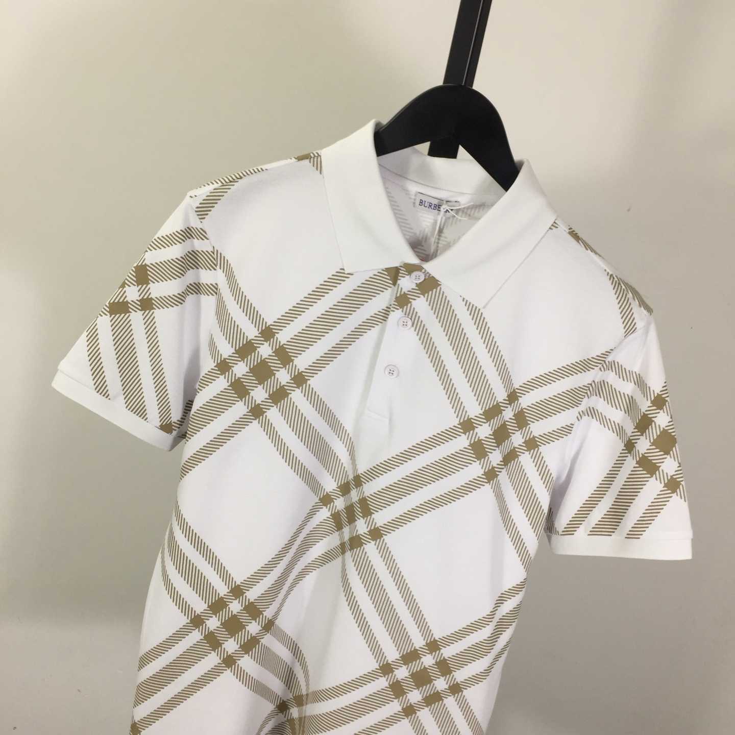 Cotton Check Polo Shirt - DesignerGu