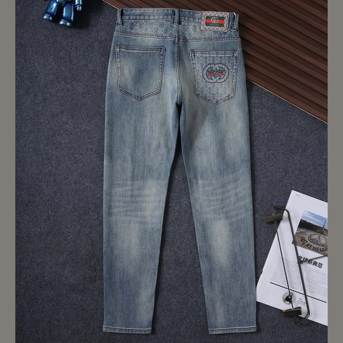 Gucci GG Denim Jeans - DesignerGu