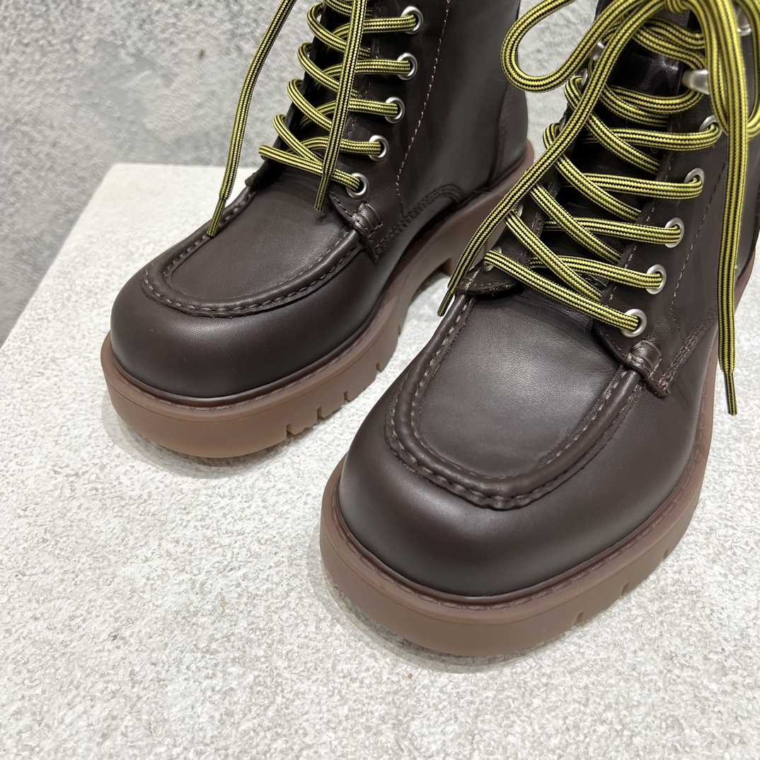 Bottega Veneta Haddock Lace-Up Ankle Boot - DesignerGu