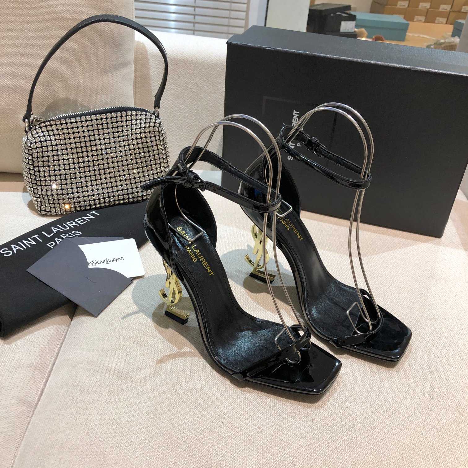 Saint Laurent 110mm Opyum Sandals - DesignerGu