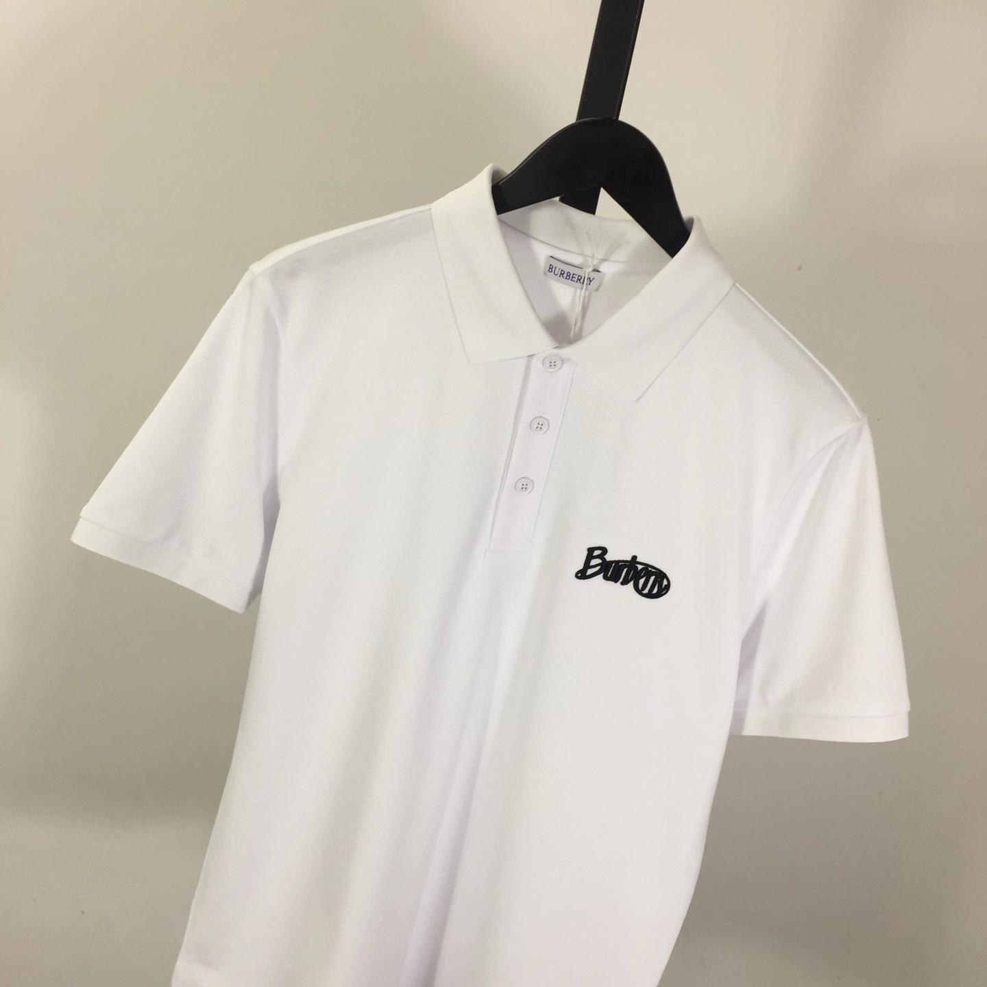 Cotton Polo Shirt In White - DesignerGu