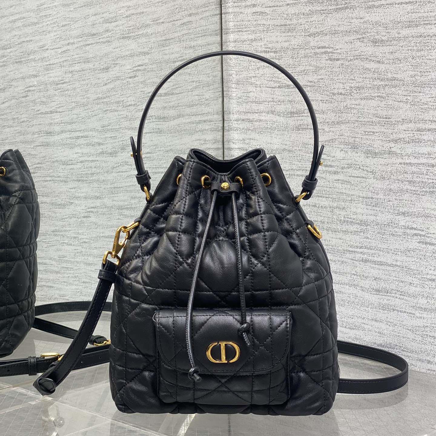 Dior Small Dior Caro Bucket Bag  - DesignerGu