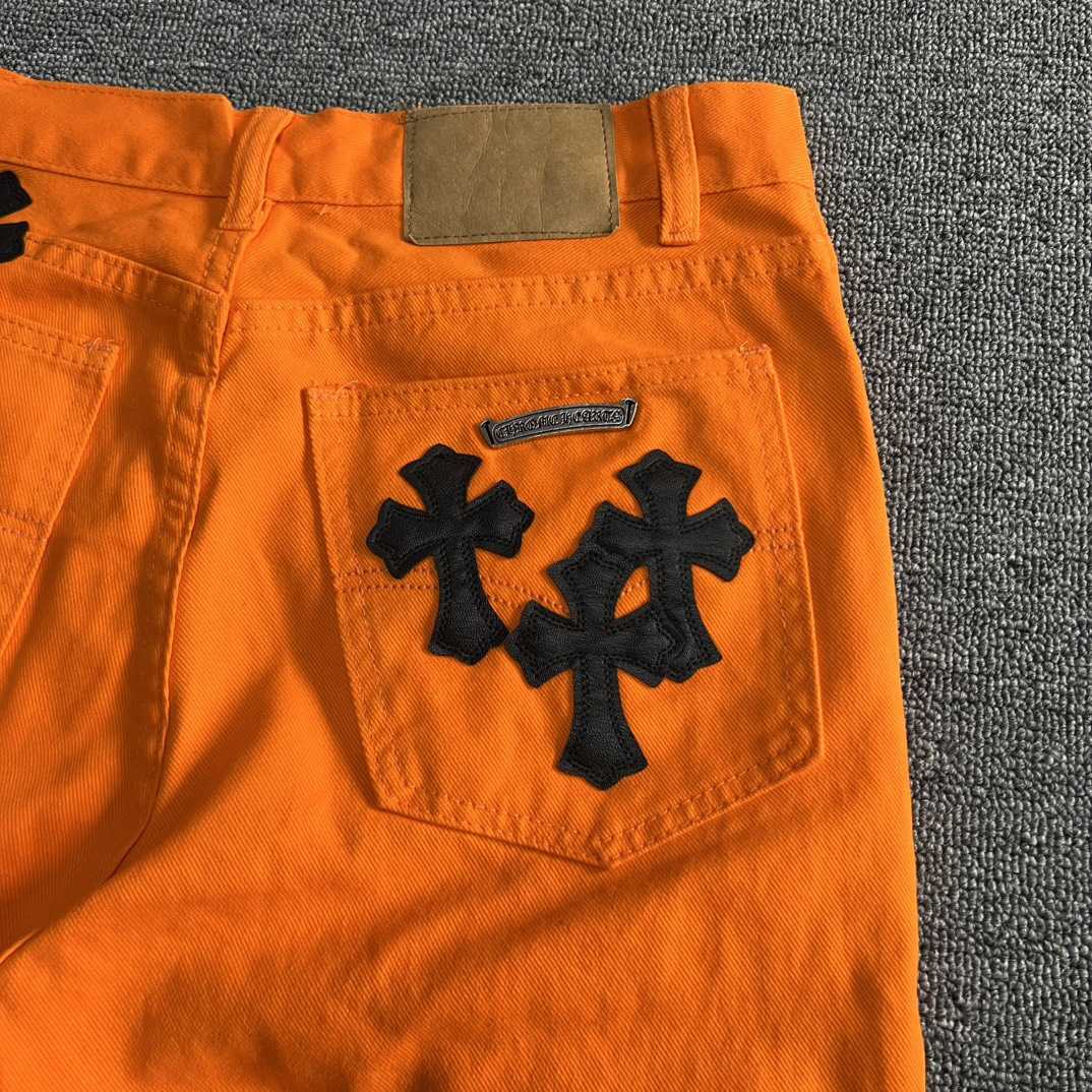 Chrome Hearts x Off-White Cross Denim 'Orange' - 