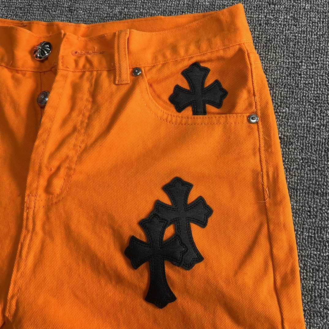 Chrome Hearts x Off-White Cross Denim 'Orange' - 