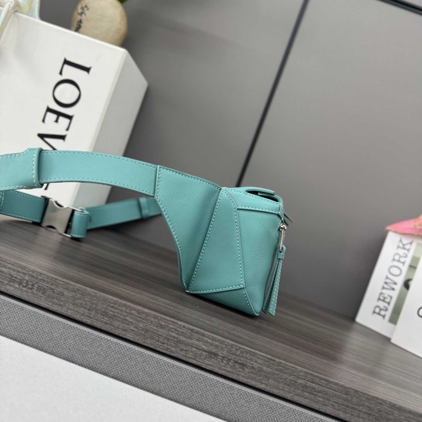 Loewe Mini Puzzle Bumbag In Classic Calfskin - DesignerGu