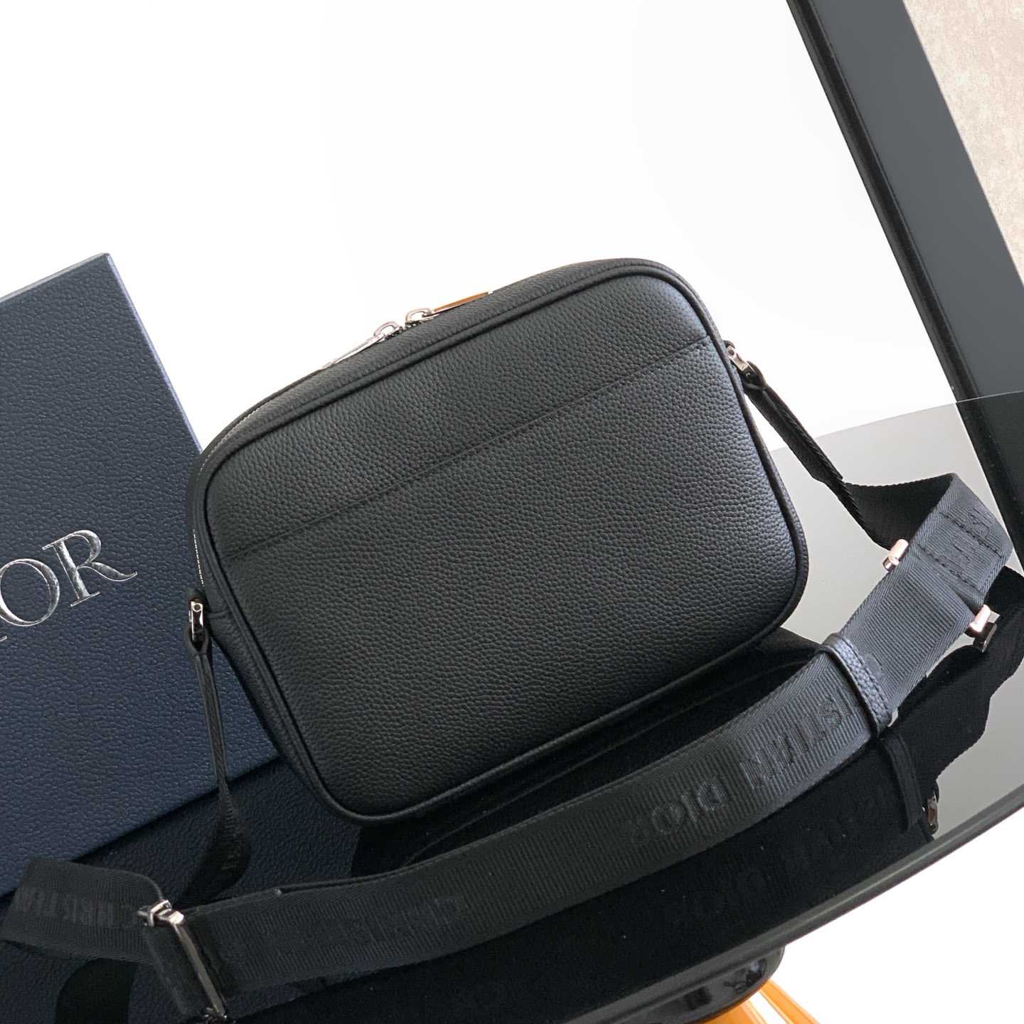Dior And Kaws Mini Rider 2.0 Zipped Messenger Bag   - DesignerGu