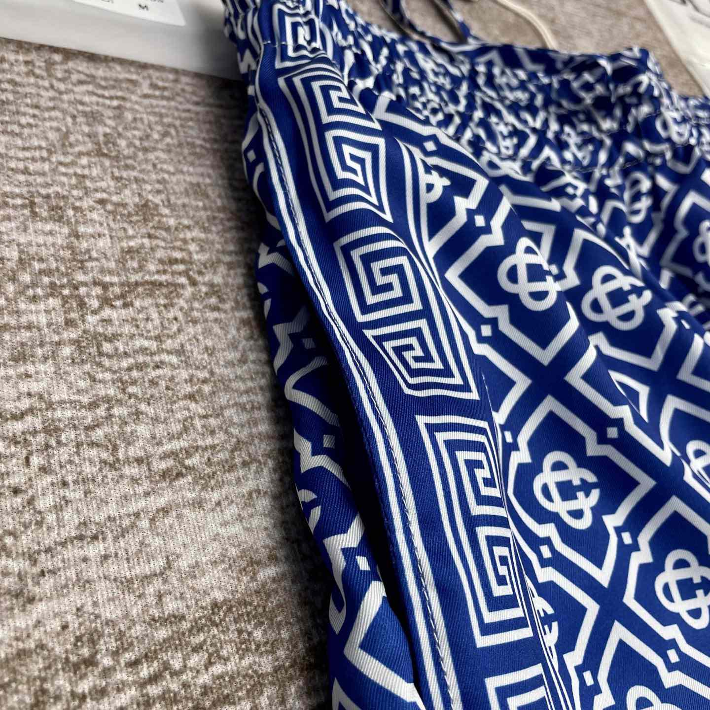 Casablanca Logo-monogrammed Dégradé Silk Trousers  CA3529 - DesignerGu