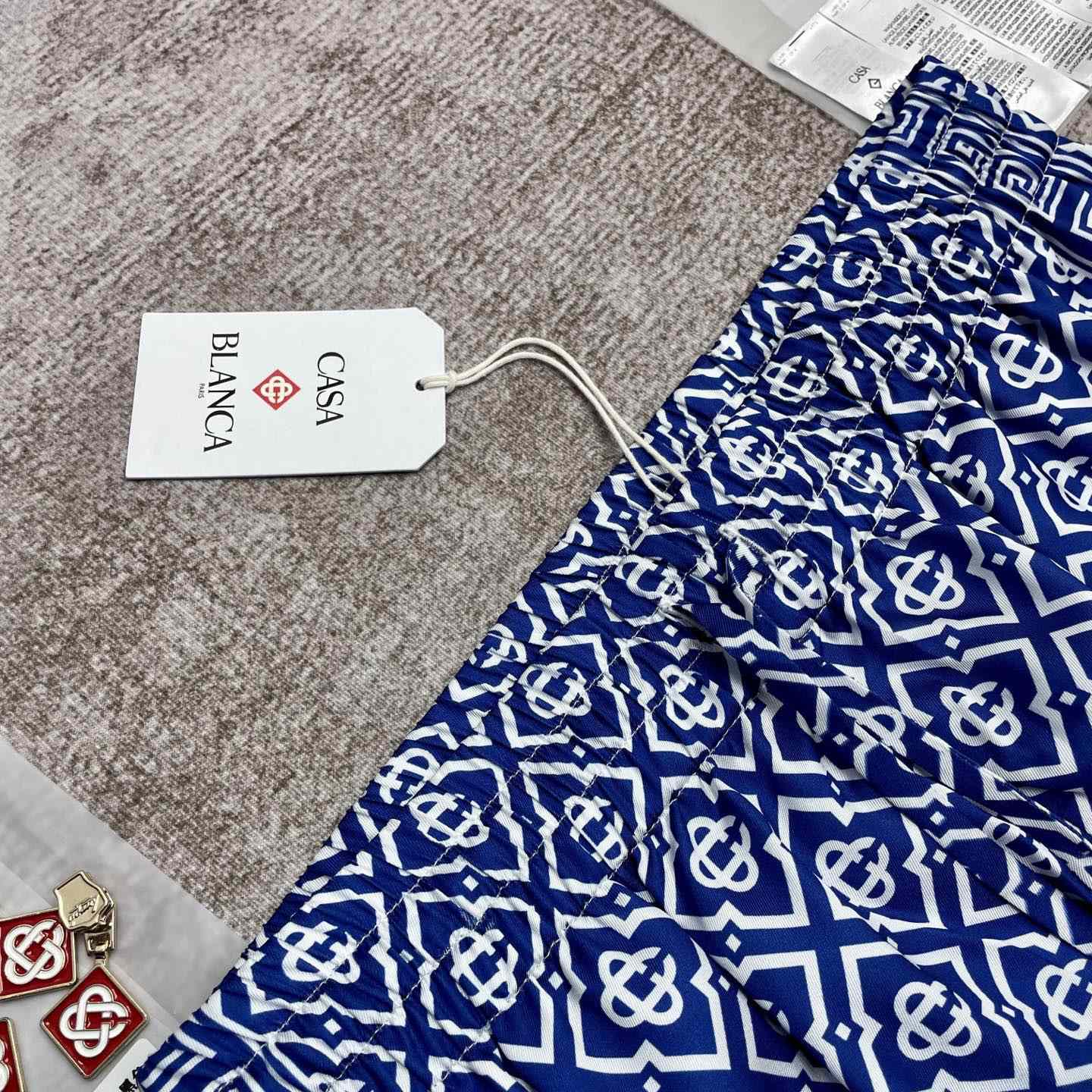 Casablanca Logo-monogrammed Dégradé Silk Trousers  CA3529 - DesignerGu