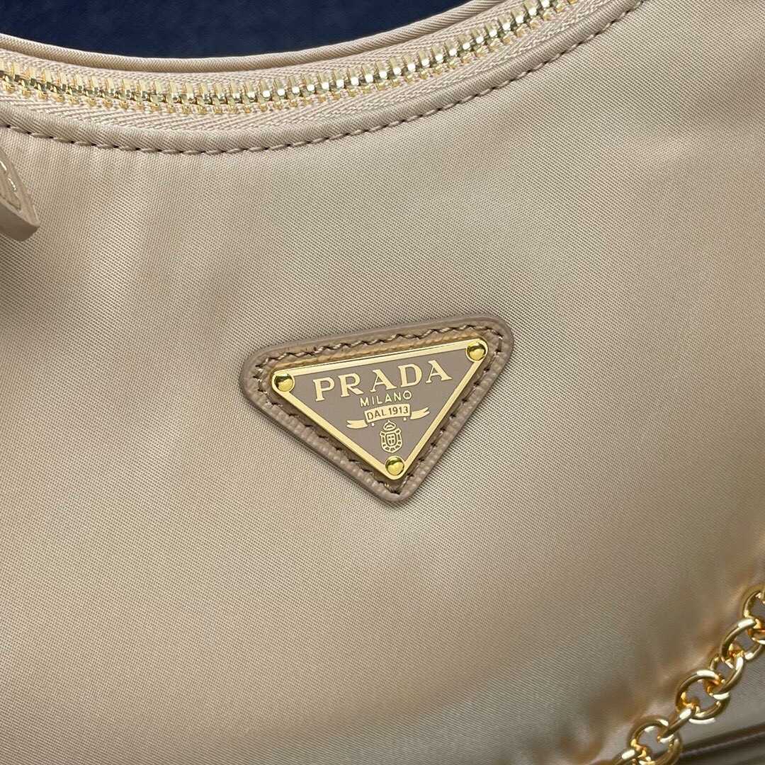 Prada Re-Edition 2005 Re-Nylon And Saffiano Leather Bag With Charm - DesignerGu