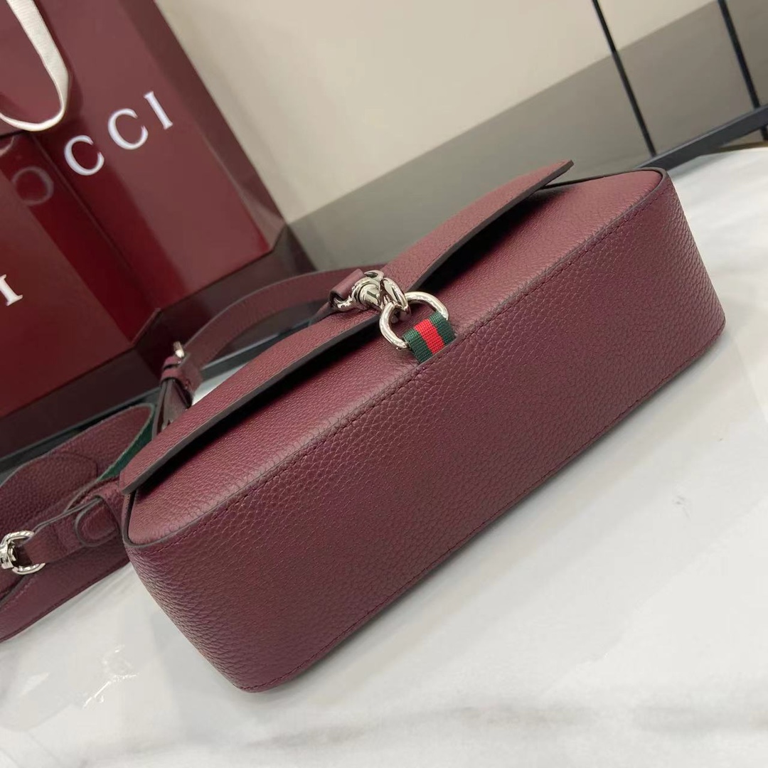 Gucci Small Crossbody Bag With Hook Closure - DesignerGu