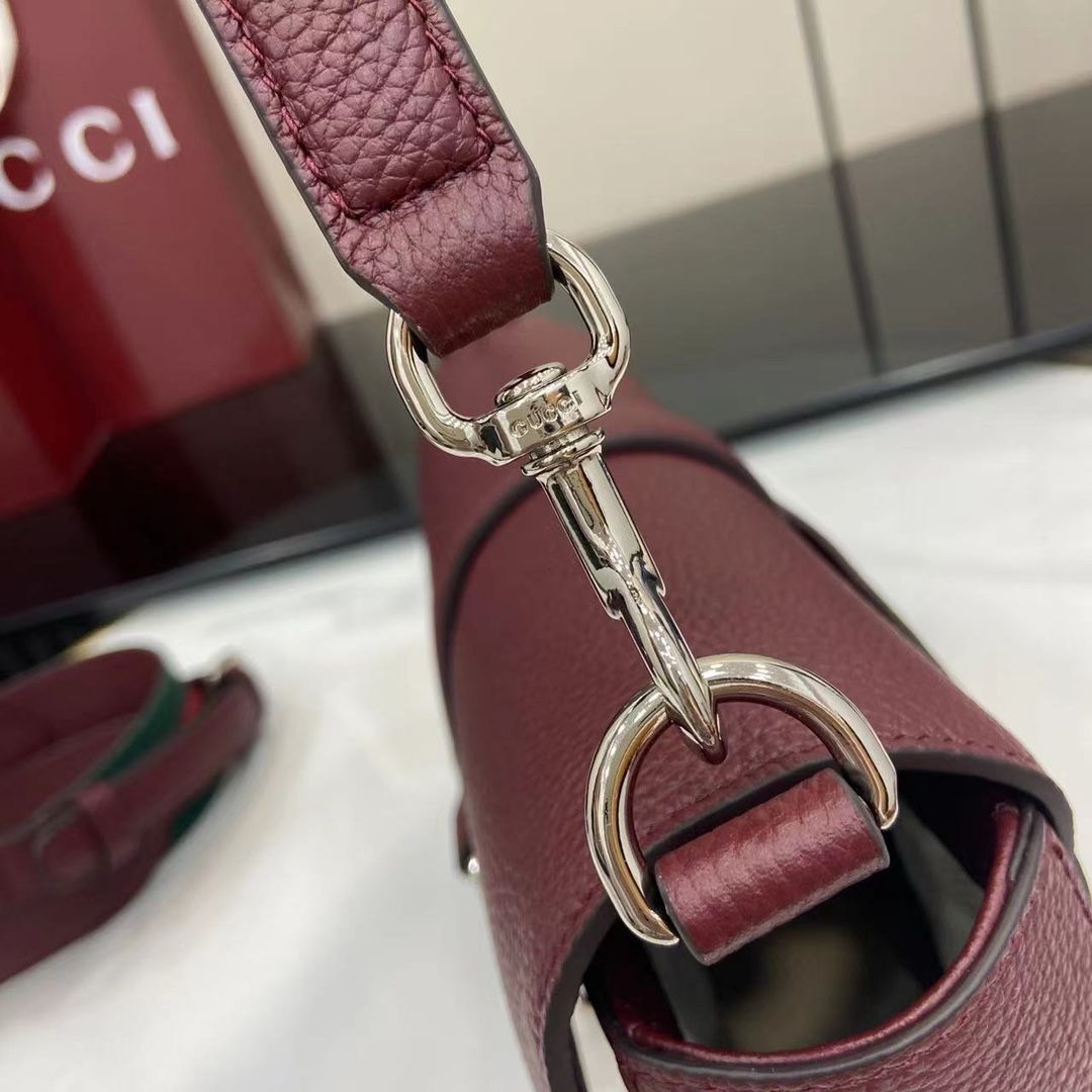 Gucci Small Crossbody Bag With Hook Closure - DesignerGu