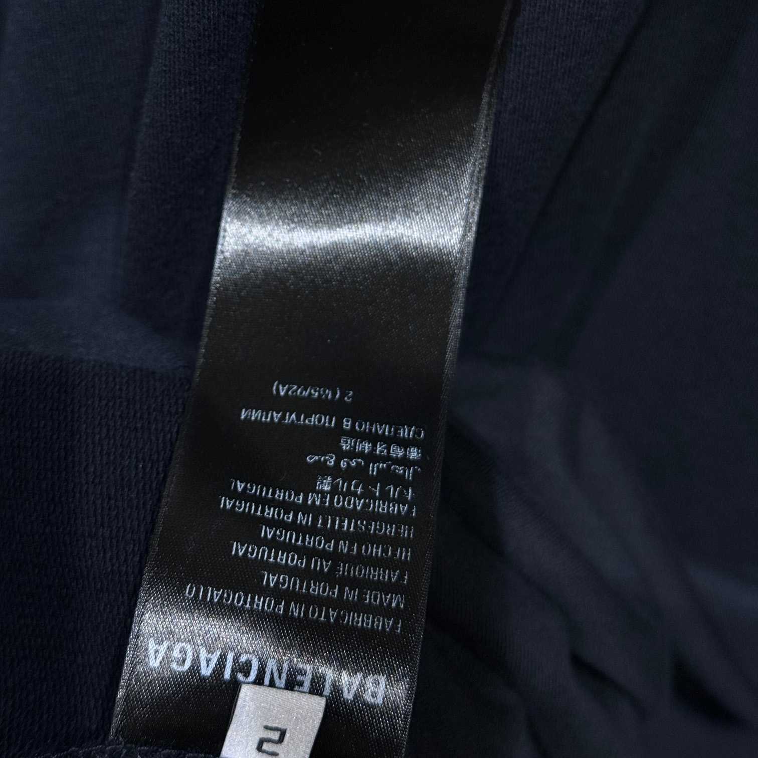 Balenciaga Unity Sport Long Sleeve Shirt Collar Polo In Faded Black - DesignerGu