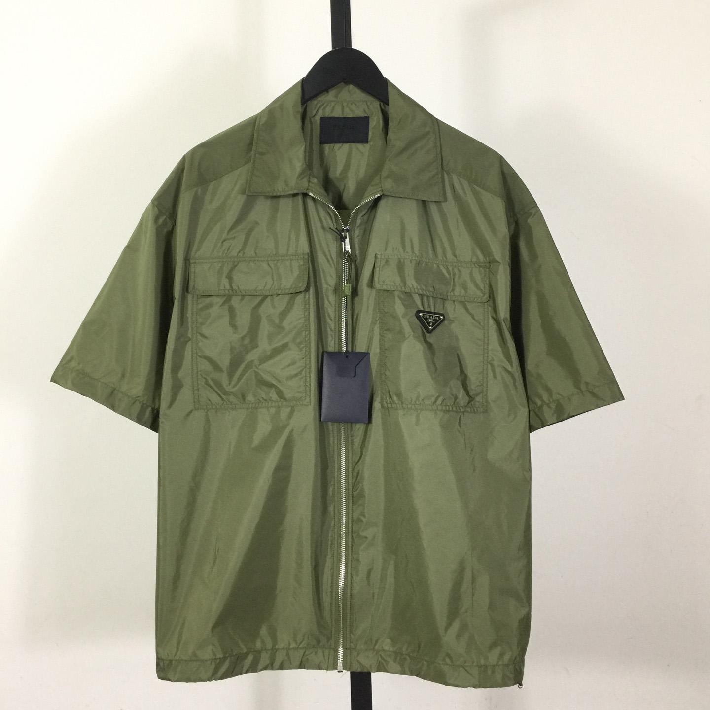Prada Re-Nylon Short-sleeve Shirt - DesignerGu