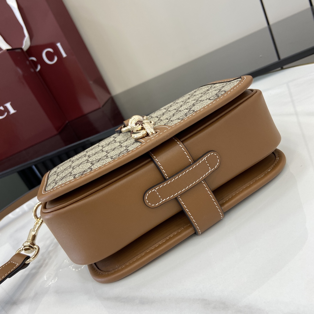Gucci GG Emblem Mini Shoulder Bag  - DesignerGu