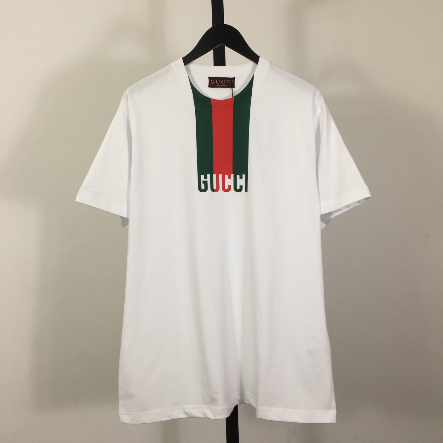 Gucci Web-detail T-shirt - DesignerGu