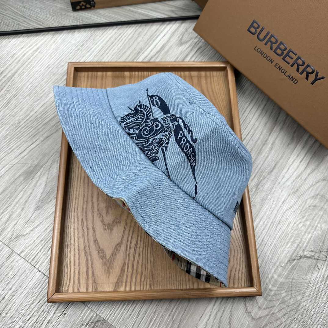 Burberry Denim Bucket Hat  - DesignerGu