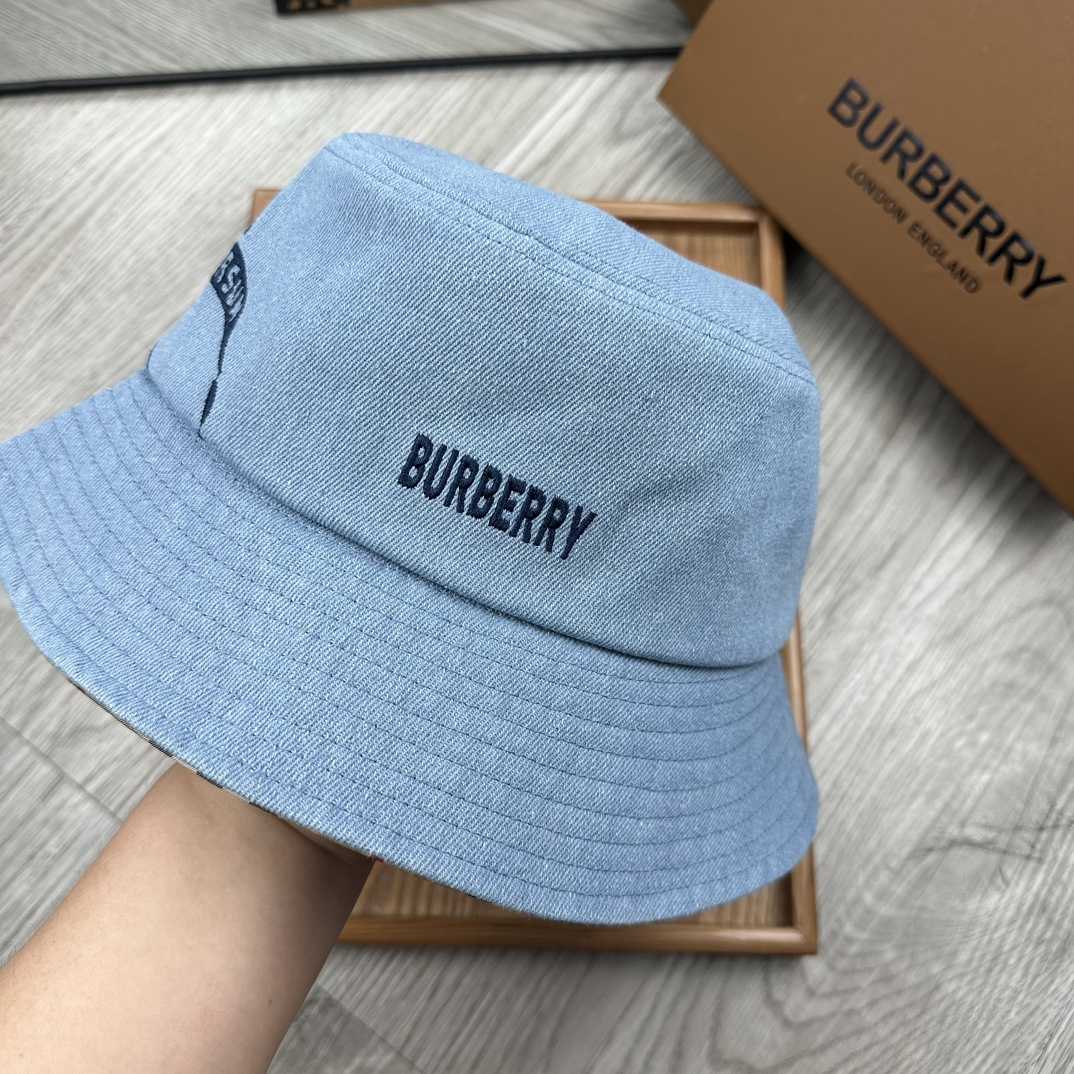 Burberry Denim Bucket Hat  - DesignerGu