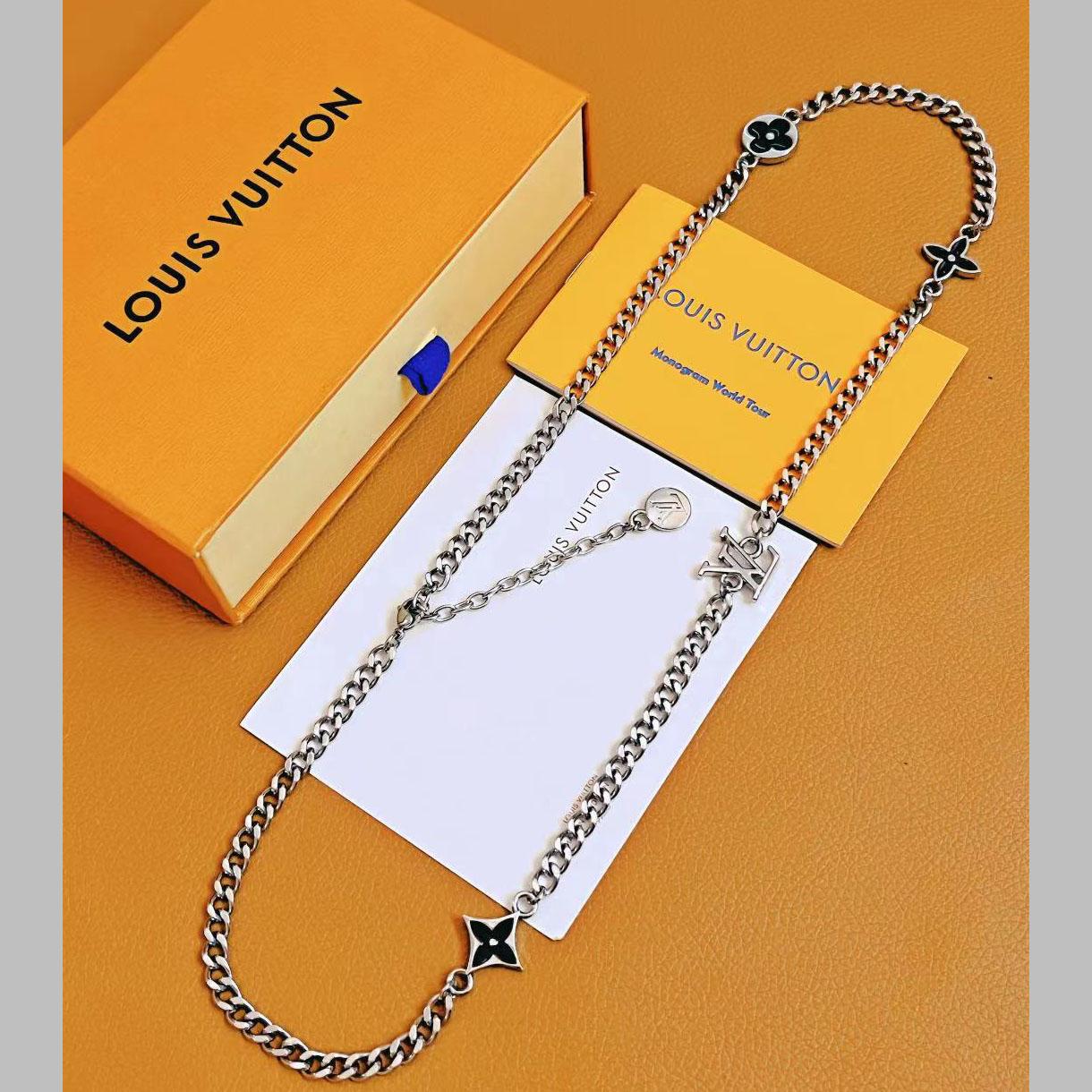 Louis Vuitton LV Spike Charms Necklace  M01717 - DesignerGu