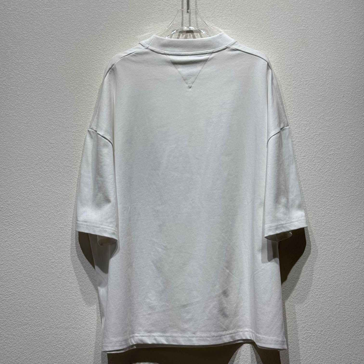 Bottega Veneta Soft Cotton Jersey T-Shirt - DesignerGu