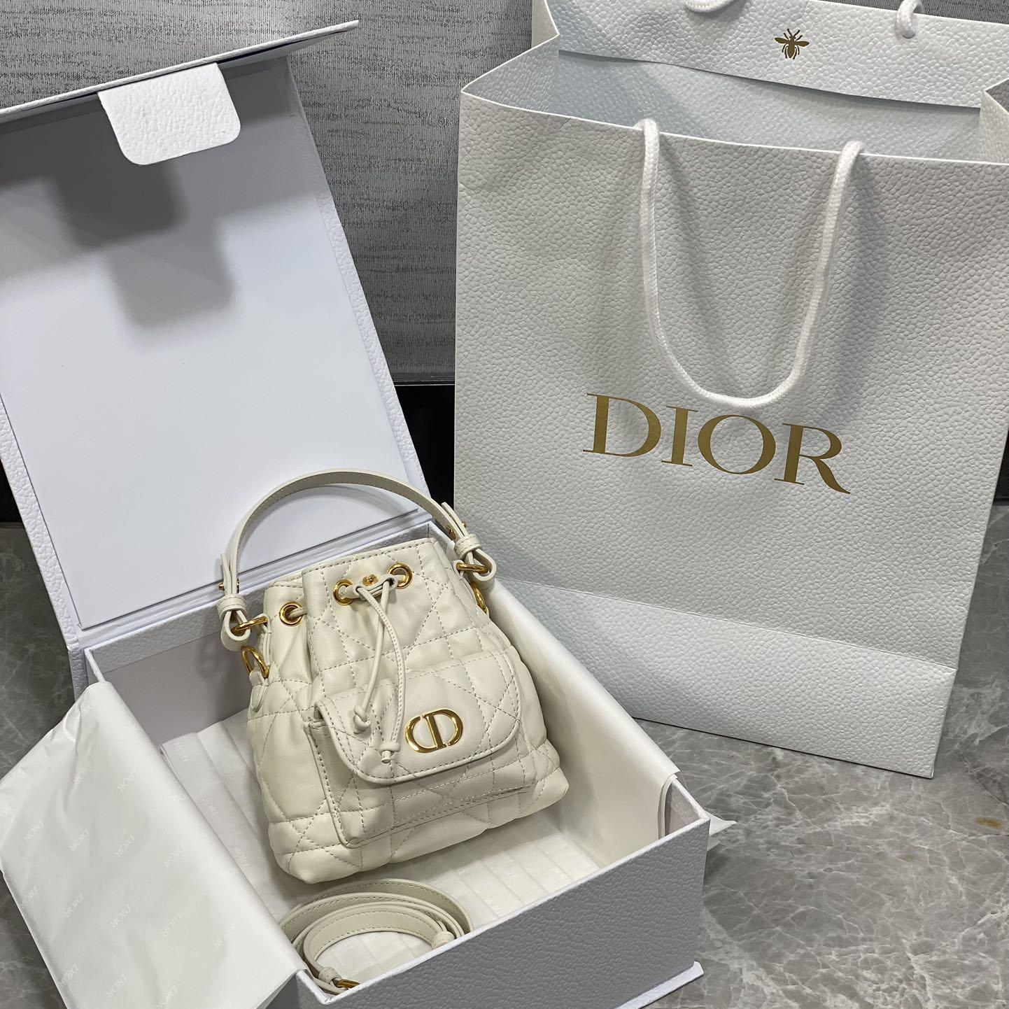Dior Caro Nano Bucket Bag  - DesignerGu