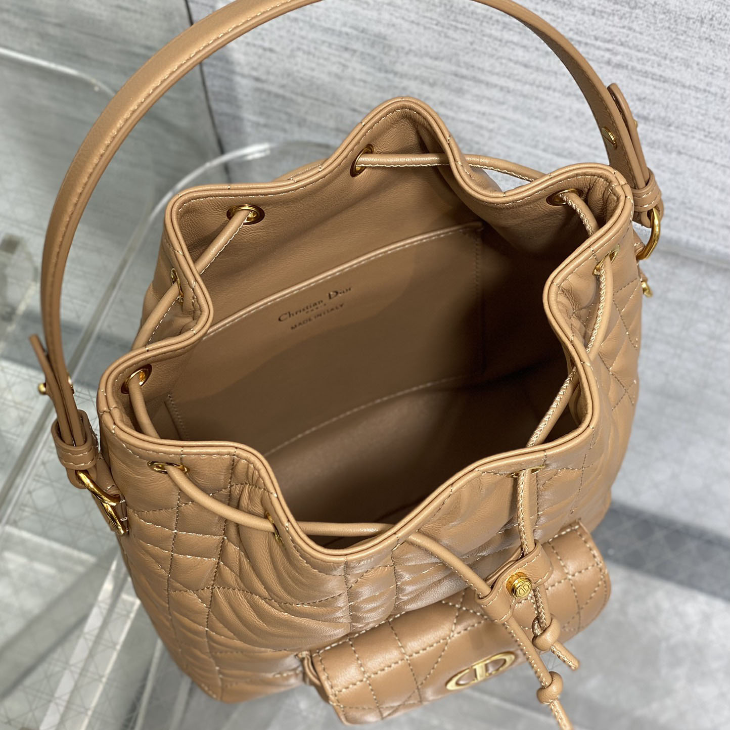 Dior Small Dior Caro Bucket Bag  - DesignerGu