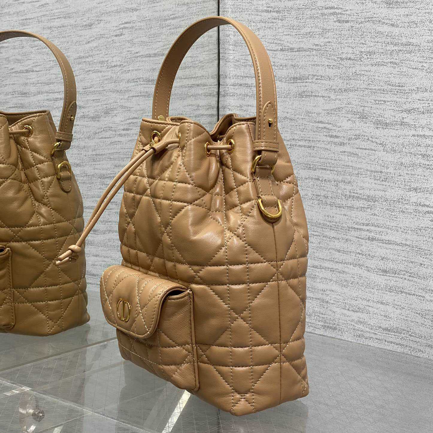 Dior Small Dior Caro Bucket Bag  - DesignerGu