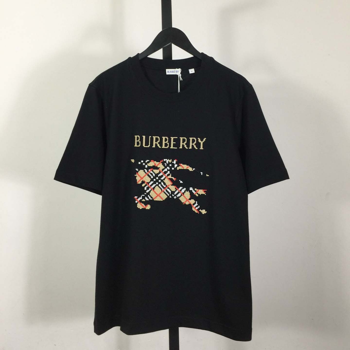 Burberry Cross Stitch EKD​ Cotton T-shirt - DesignerGu