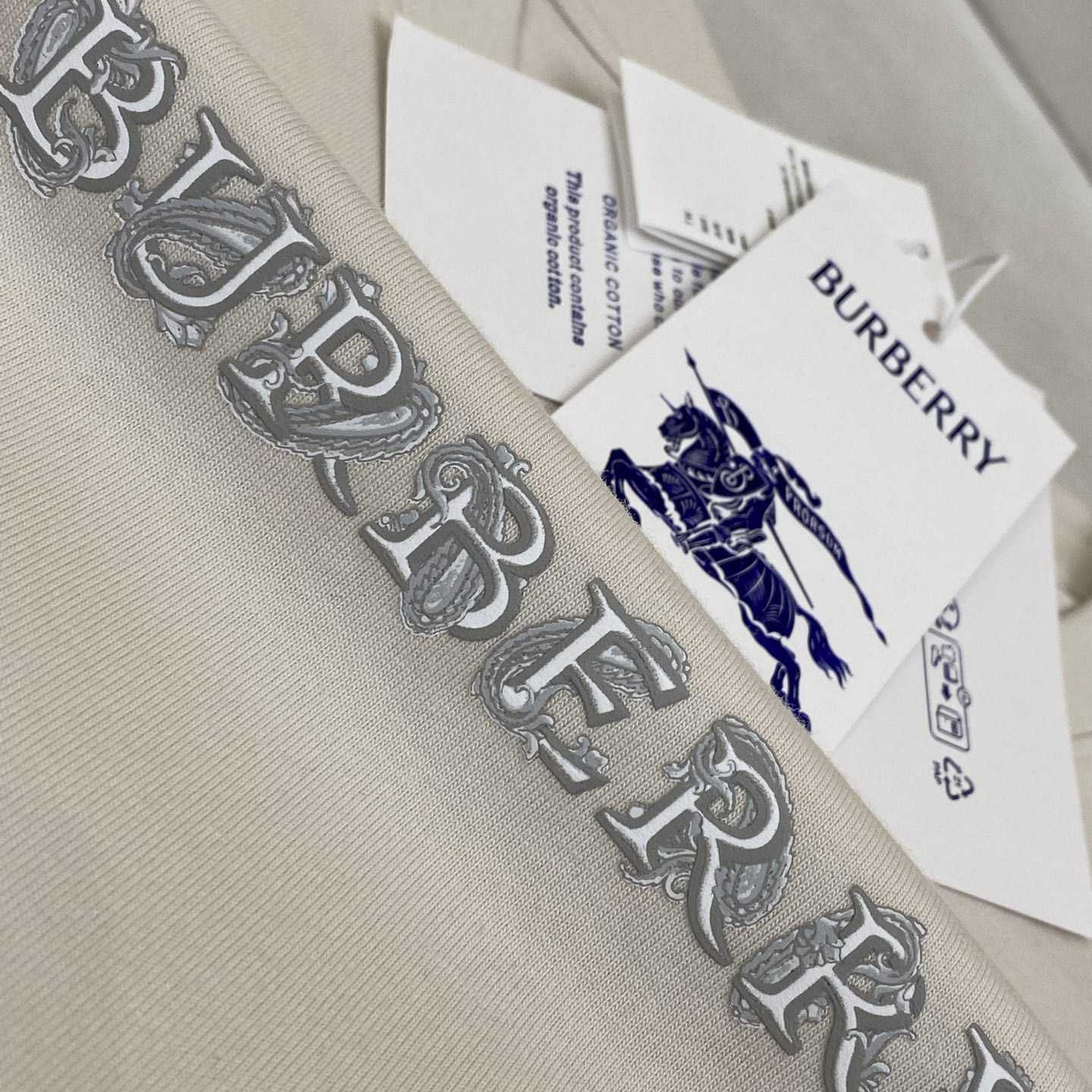 Burberry Paisley Logo Cotton T-shirt - DesignerGu
