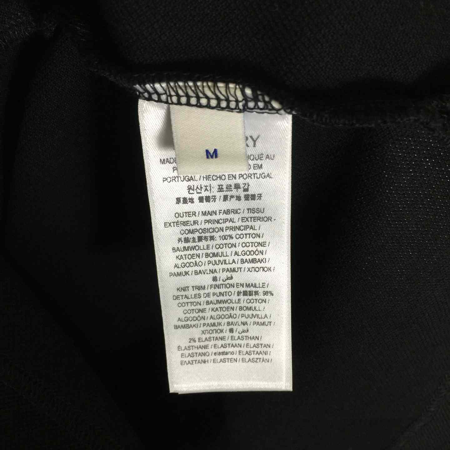 Cotton Polo Shirt In Black - DesignerGu