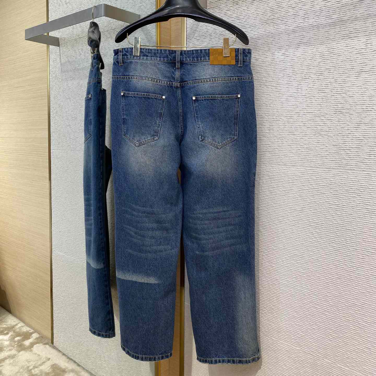 Louis Vuitton Sunfaded Effect Denim Skate Pants  1AHBMW - 