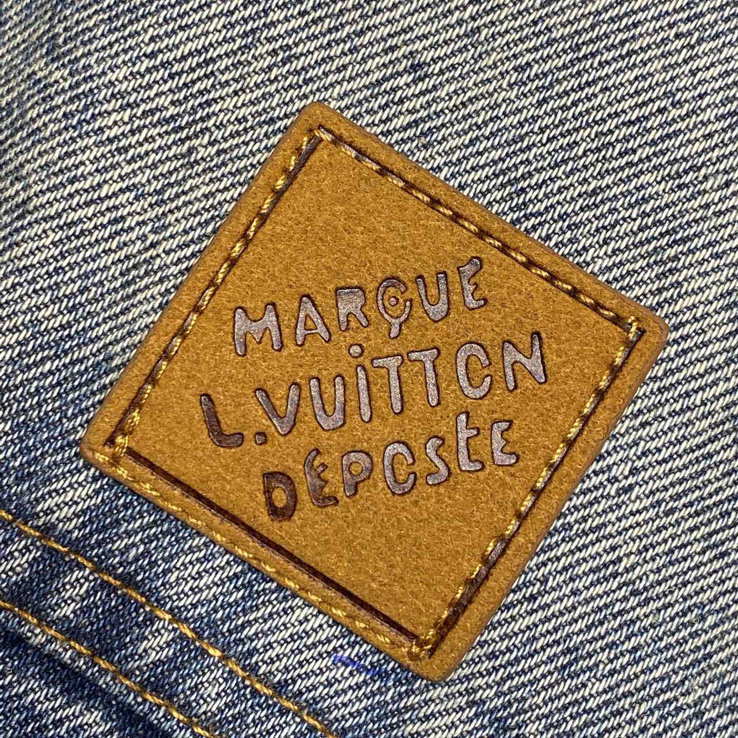 Louis Vuitton Sunfaded Effect Denim Skate Pants  1AHBMW - 
