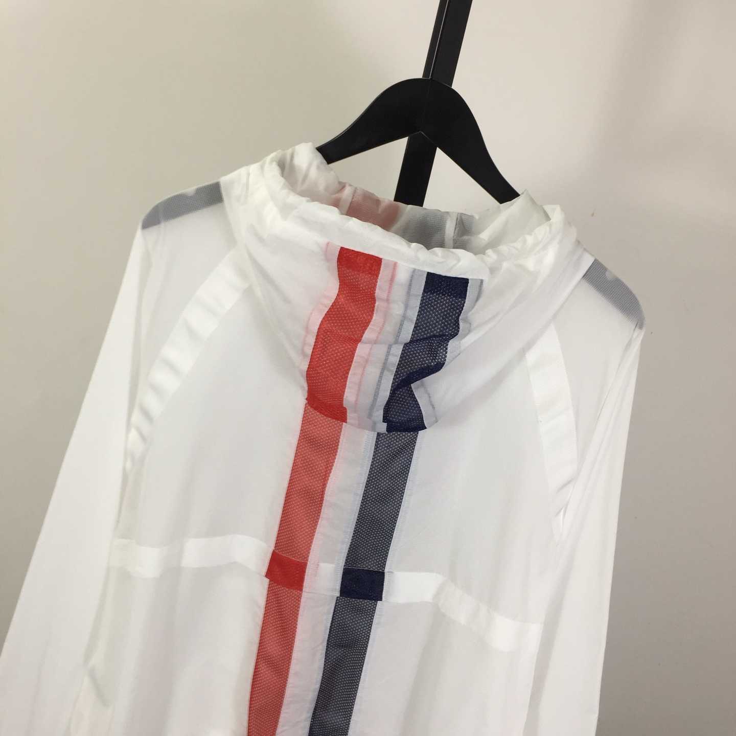 Thom Browne Back Bar Three-Color Sunscreen Long Sleeve Jacket - DesignerGu
