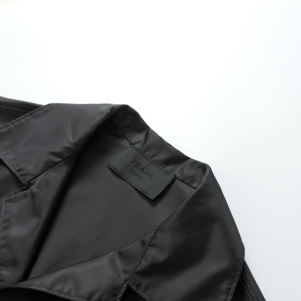 Prada Black Re-nylon Short-sleeved Shirt  - DesignerGu