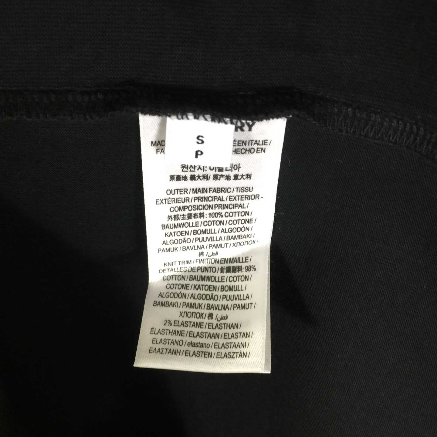 Burberry Black EKD Cotton T-shirt - DesignerGu
