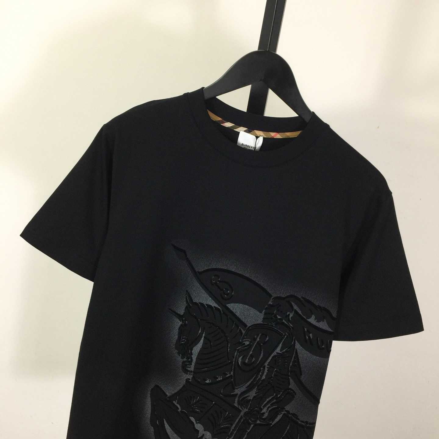 Burberry Black EKD Cotton T-shirt - DesignerGu