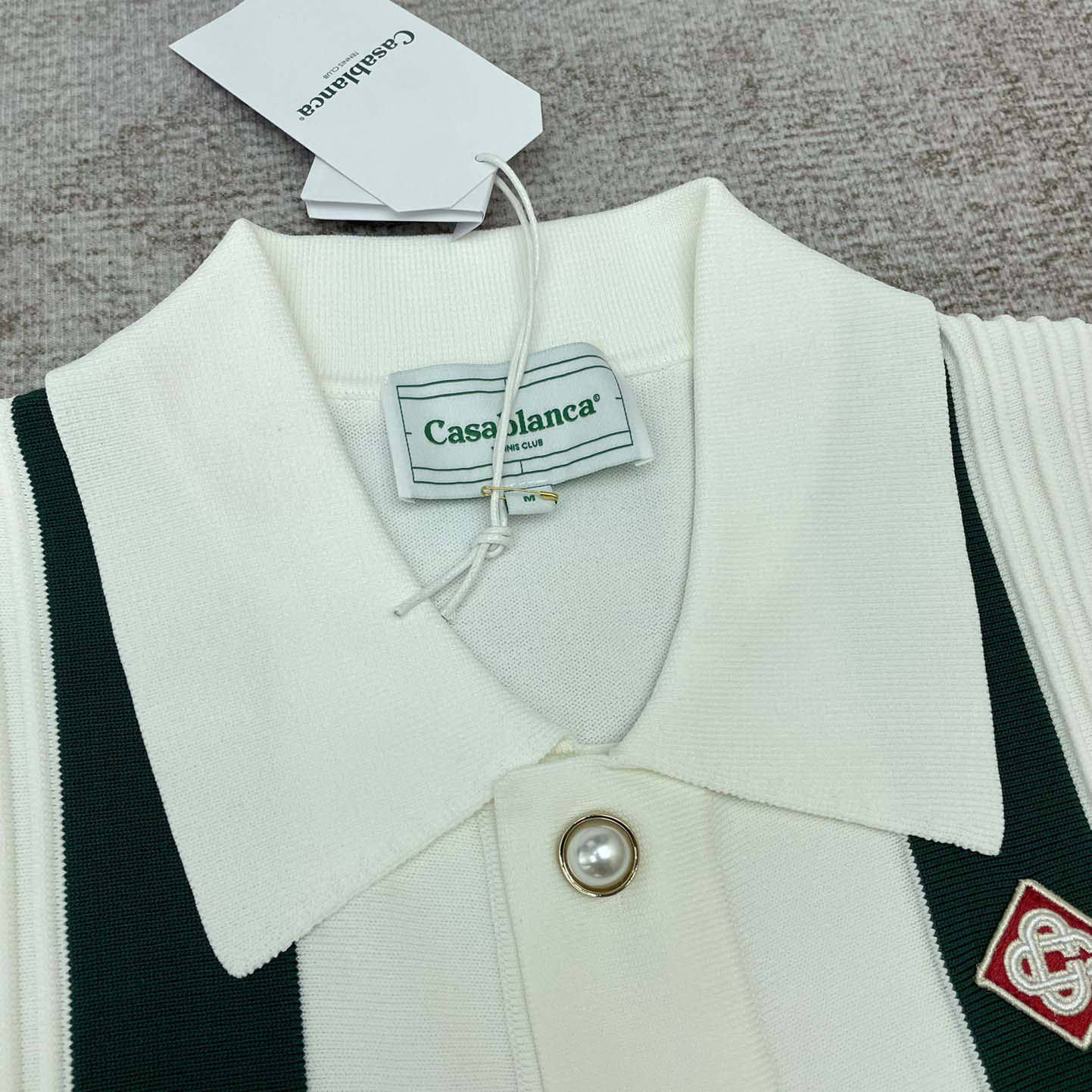 Casablanca White Embroidered Cardigan  D0055 - DesignerGu