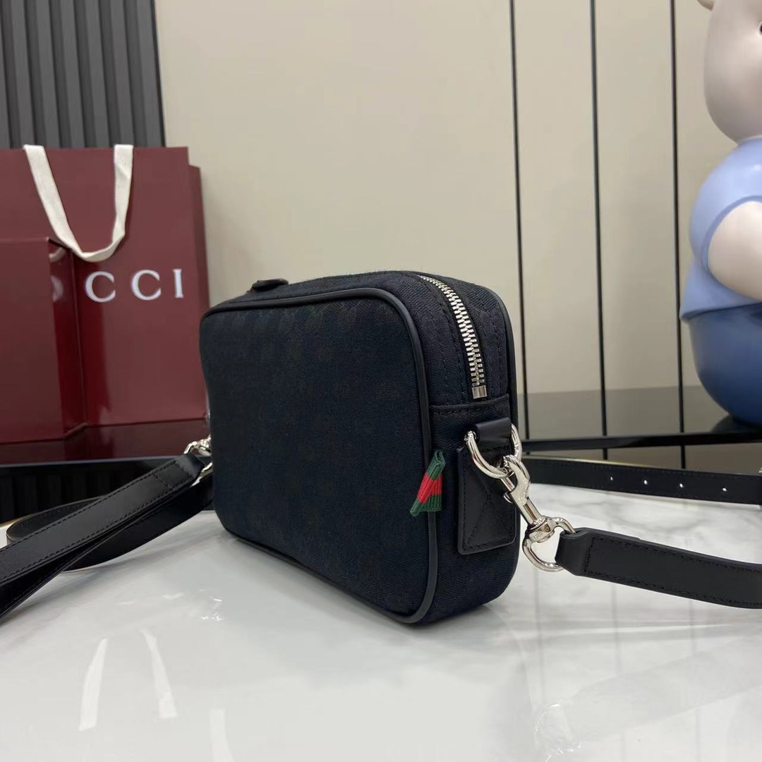 Gucci GG Canvas Small Crossbody Bag - DesignerGu
