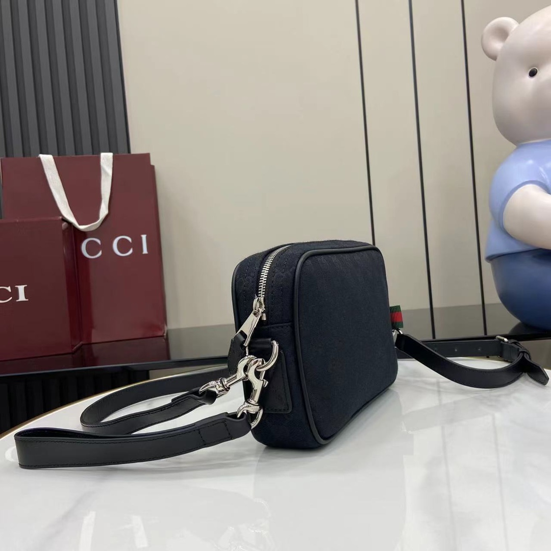 Gucci GG Canvas Small Crossbody Bag - DesignerGu