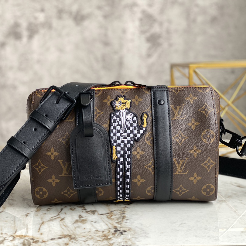 Louis Vuitton Pre-Owned Monogram LV Friends City Keepall Shoulder Bag （20*10*5cm）  M45652 - DesignerGu