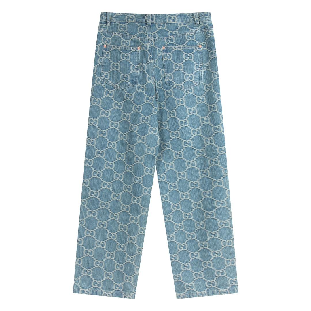 Gucci GG Denim Jeans - DesignerGu
