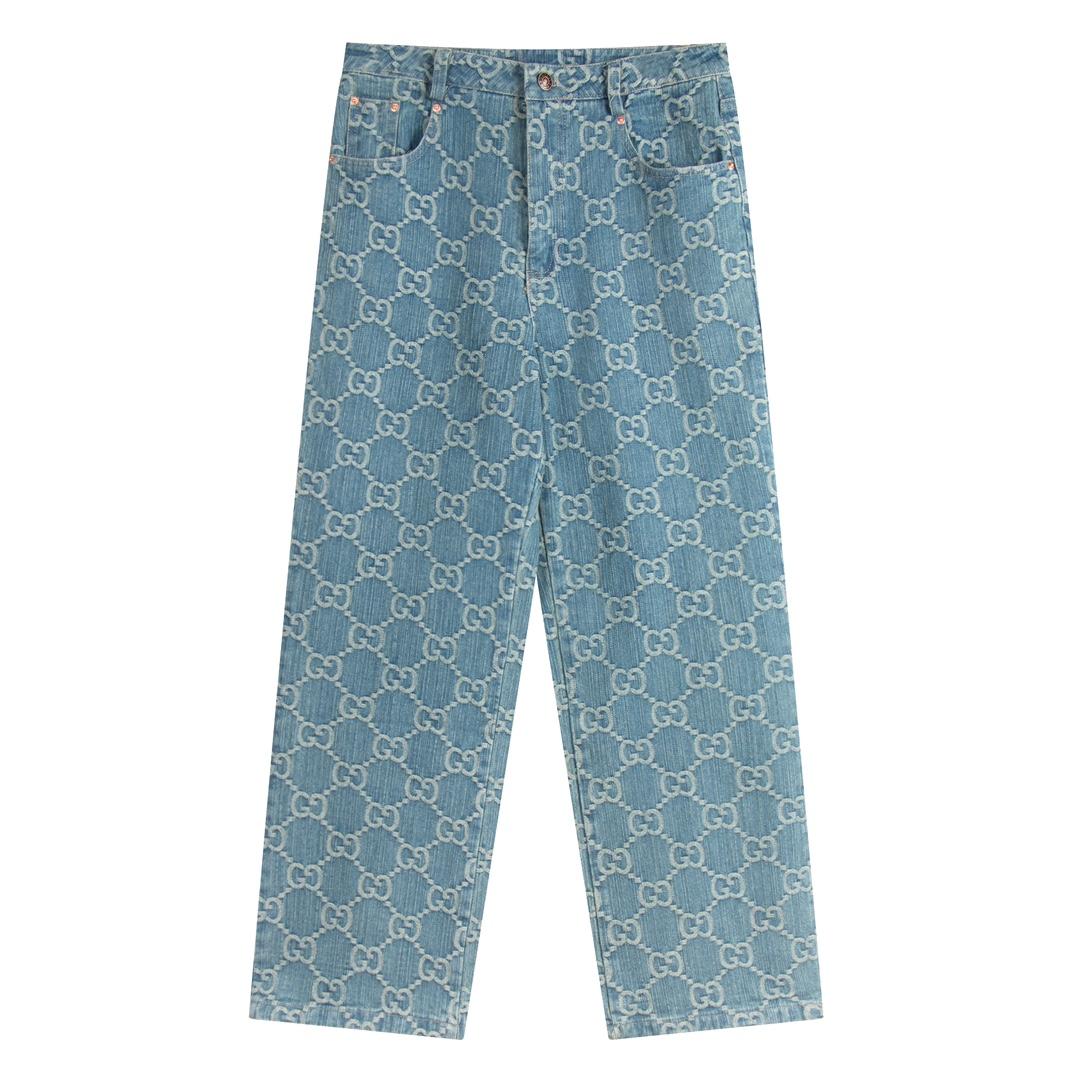 Gucci GG Denim Jeans - DesignerGu