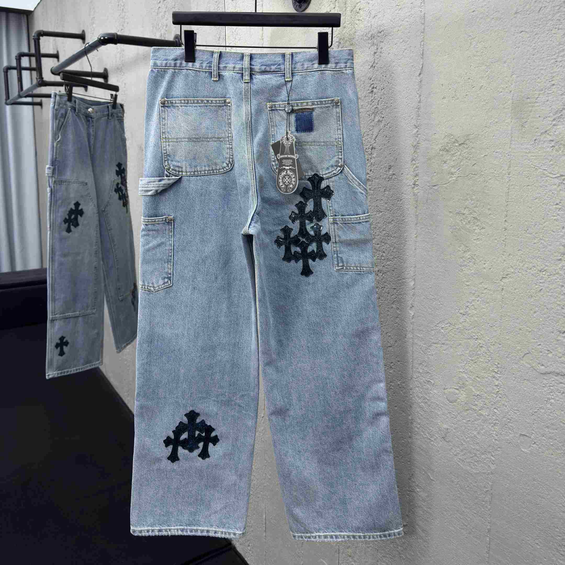 Chrome Hearts Straight-Leg Jean - DesignerGu