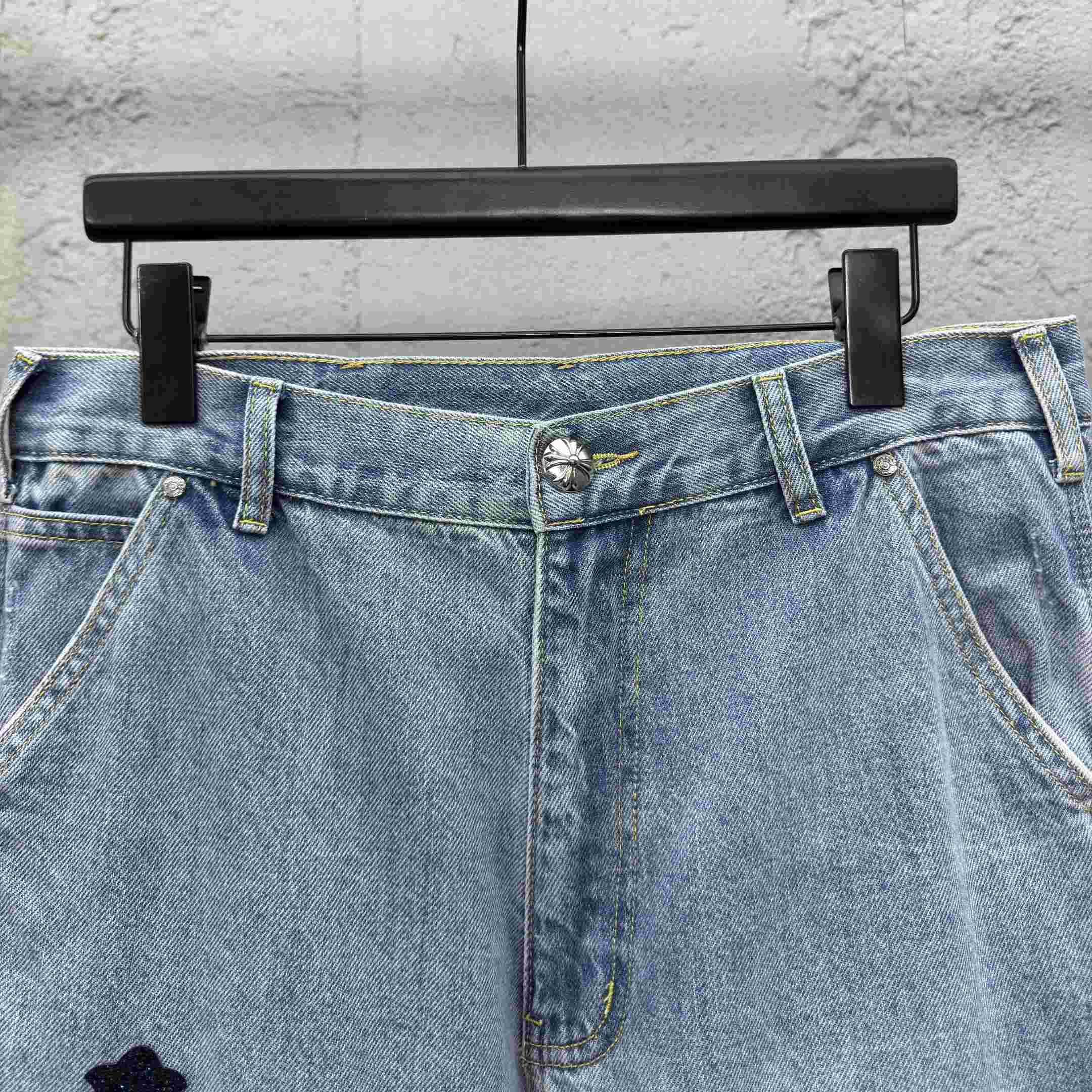 Chrome Hearts Straight-Leg Jean - DesignerGu