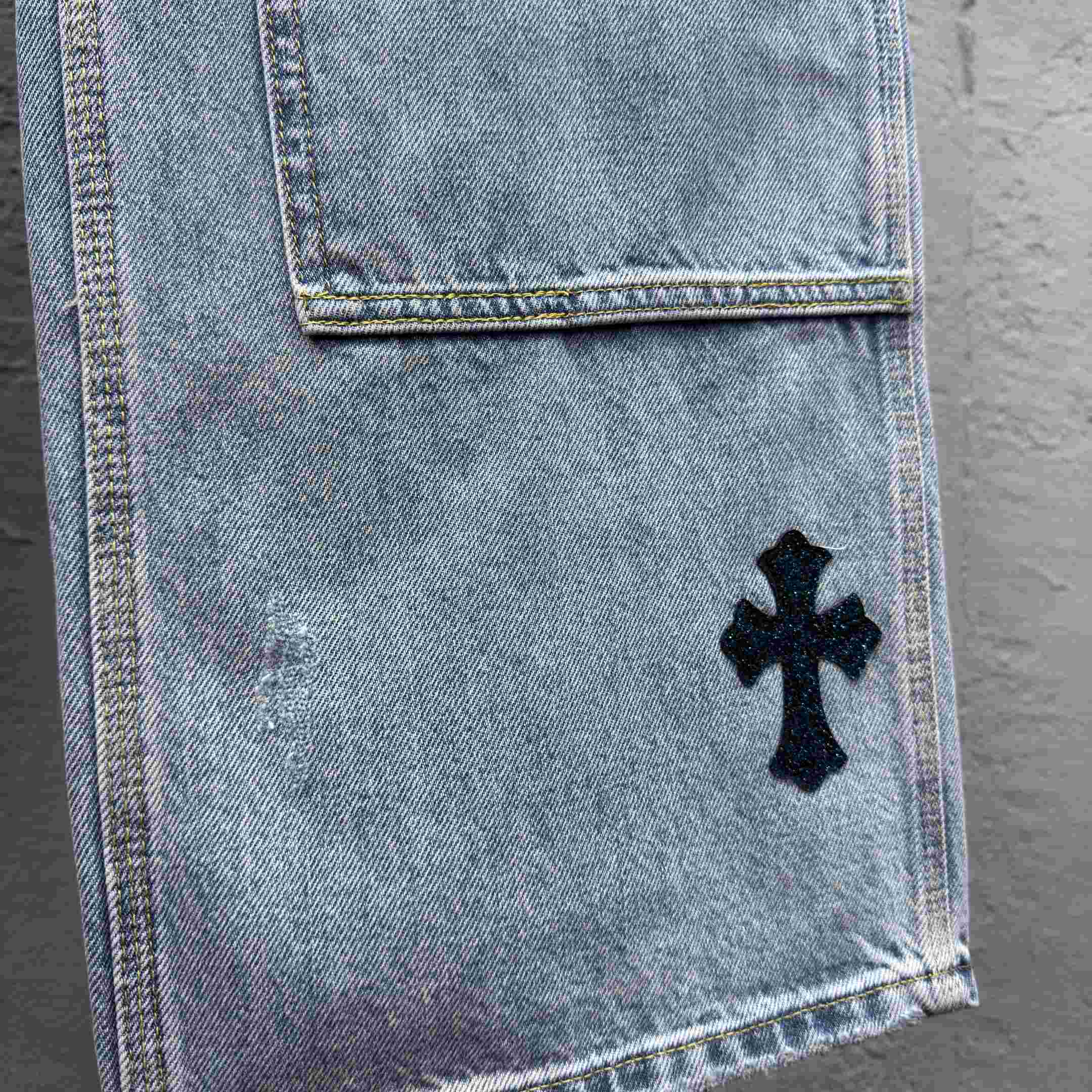 Chrome Hearts Straight-Leg Jean - DesignerGu
