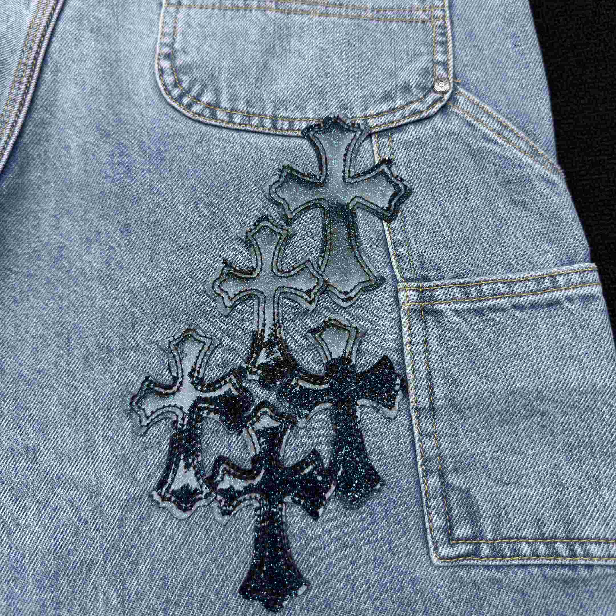 Chrome Hearts Straight-Leg Jean - DesignerGu