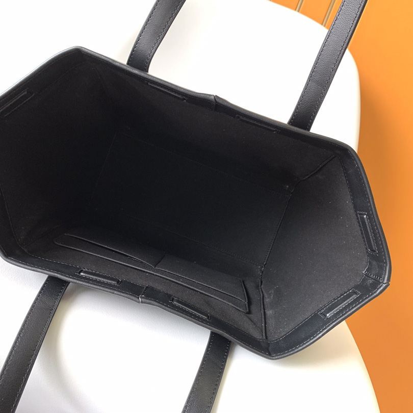 Fendi Origami Medium Black Leather Bag  - DesignerGu