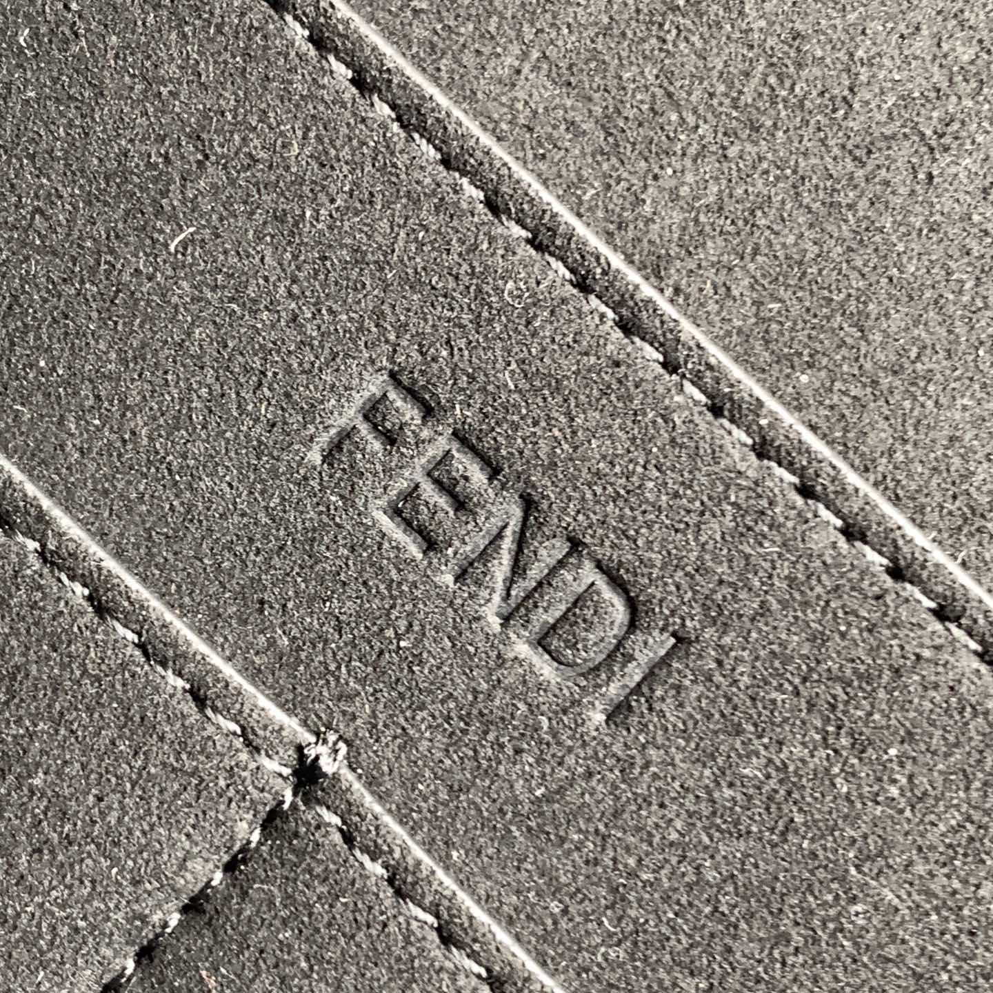 Fendi Origami Medium Black Leather Bag  - DesignerGu